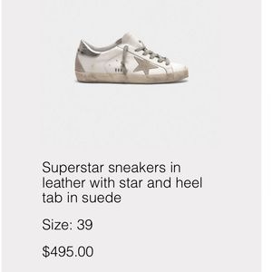 Golden goose super star sneaker